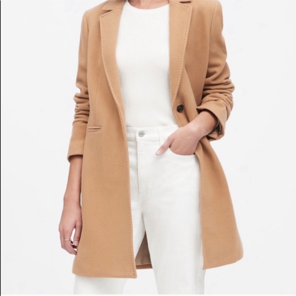 Banana Republic Italian Melton Topcoat